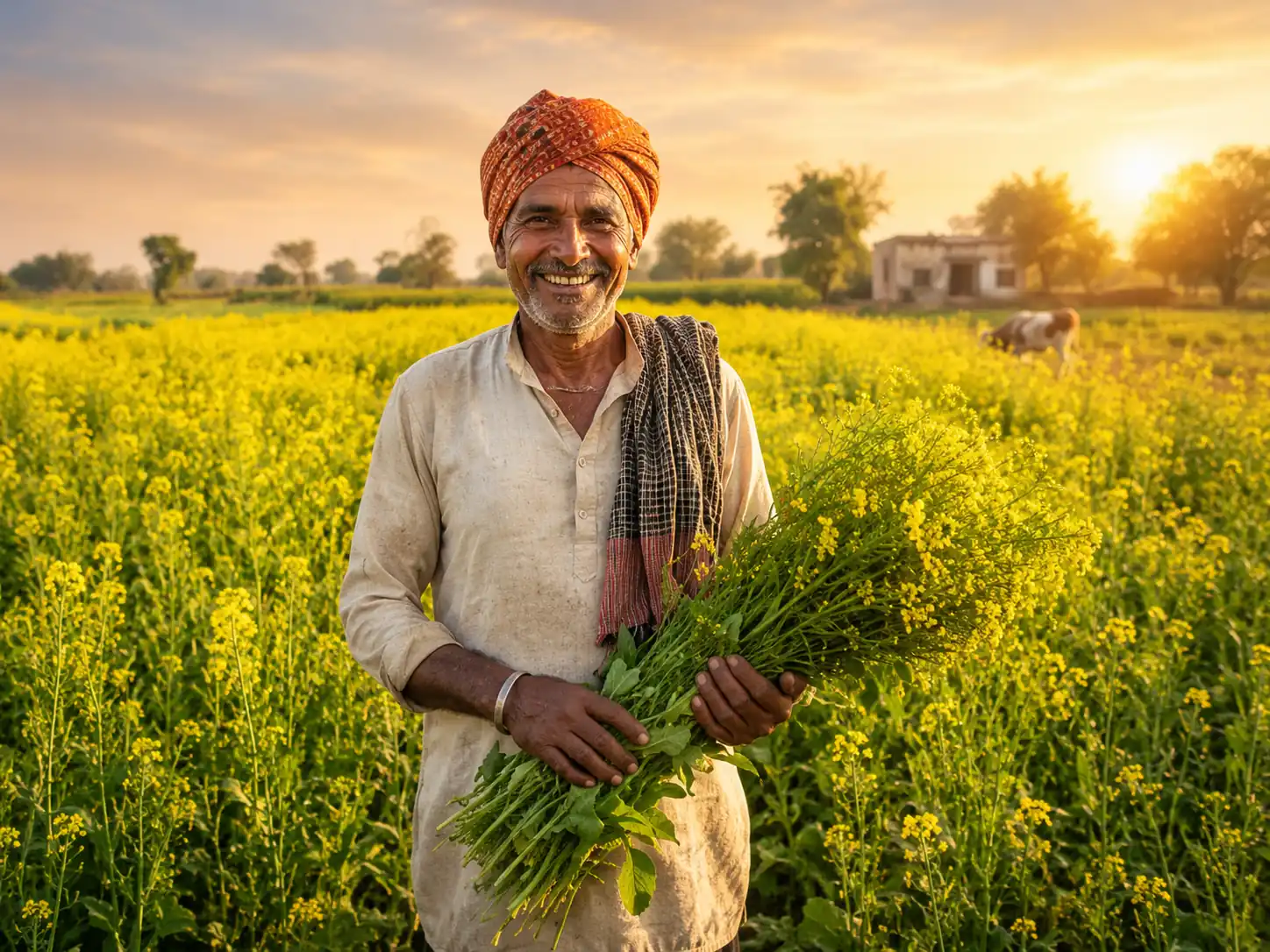 Organic Farmer in Field