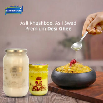 A2 Gir Cow Ghee and Buffalo Desi Ghee -Combo Pack (1ltr+500 ml)