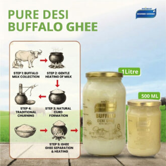 Buffalo Ghee - Combo Pack (1ltr+500 ml)